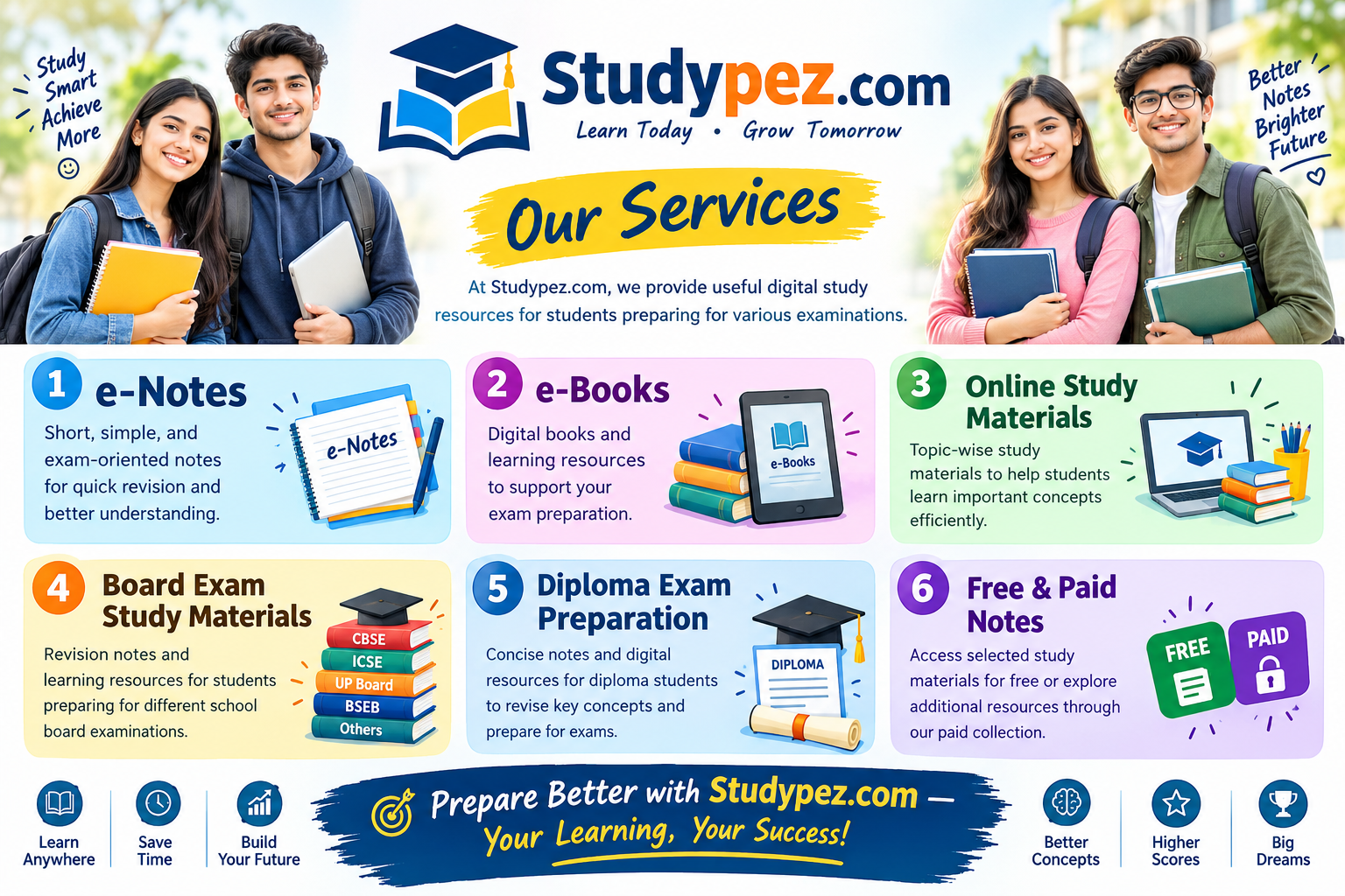 Studypez.com Educational Resource Banner